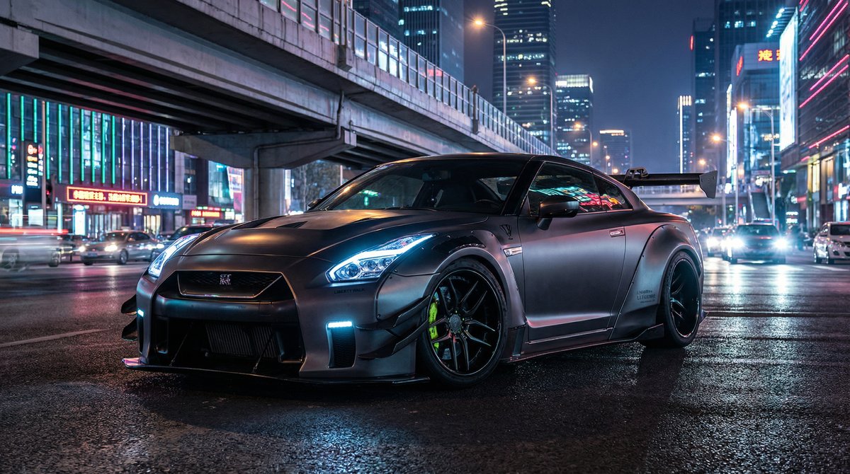 芒果视频汽车解说视频 - GT-R宽体改装